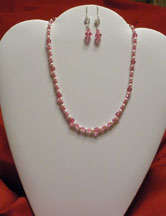Pink Swavovski Pearls & Beads